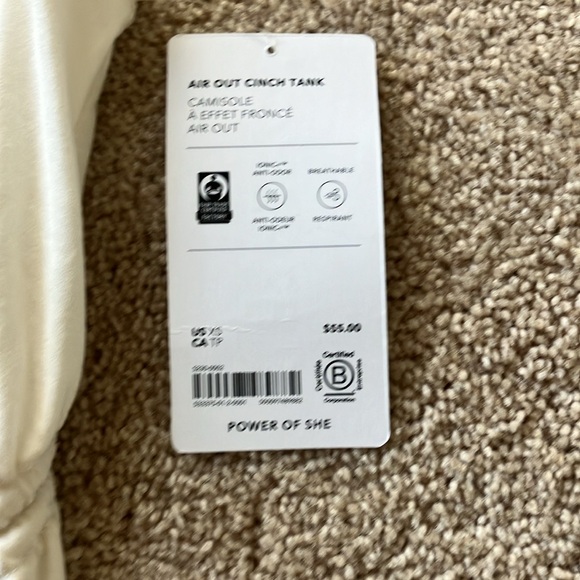 Athleta Air Out Cinch Tank. New with tags!!! - Picture 2 of 4